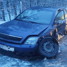 Poranne zderzenie opla i hondy. Utrudnienia w ruchu