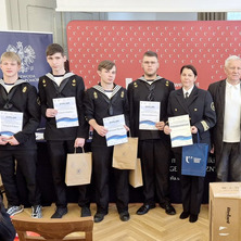 Etap finałowy olimpiady. Wyróżnienie dla uczniów Żeglugi