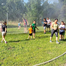 Piknik rodzinny w Kraczkach. Zabawa pod gołym niebem