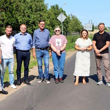Remont drogi dobiegł końca. Odbior inwestycji